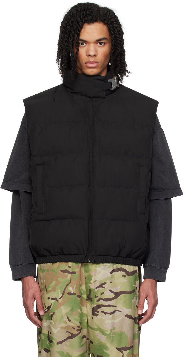 Shop Alyx Black Buckle Vest In Blk0001 Black