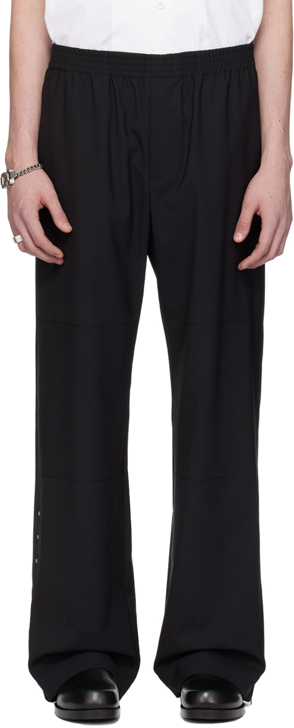 Shop Alyx Black Tailored Trousers In Blk0001 Black