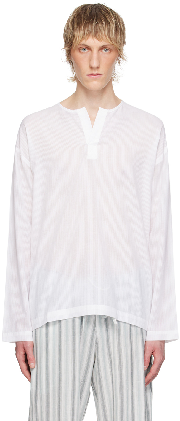 White Amelie Shirt by Gimaguas on Sale