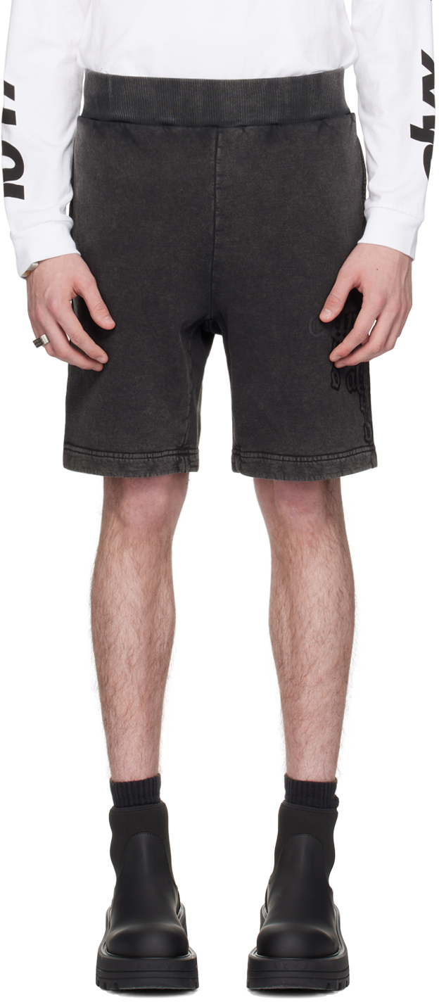 Black Cross Shorts