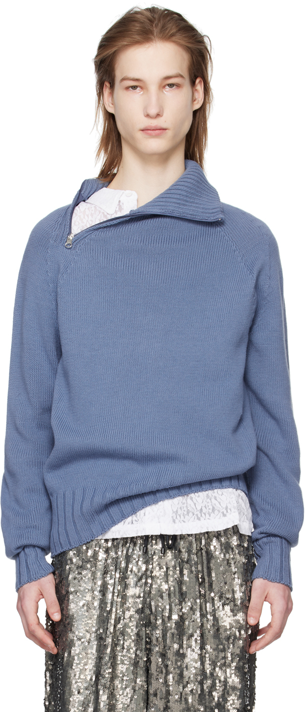 Shop Gimaguas Blue Didier Sweater