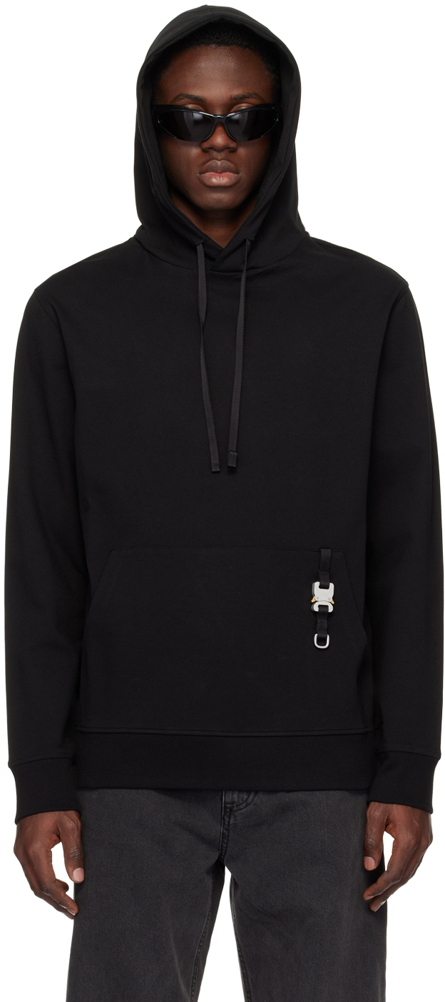 Black Popover Hoodie by 1017 ALYX 9SM on Sale