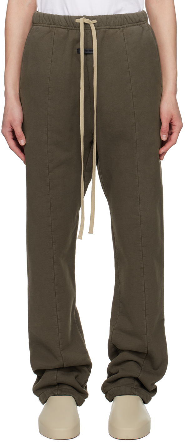 Fear Of God Brown Forum Sweatpants In 311 Olive