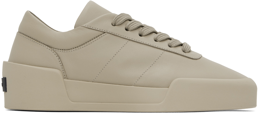 Shop Fear Of God Taupe Aerobic Low Sneakers In 225 Taupe