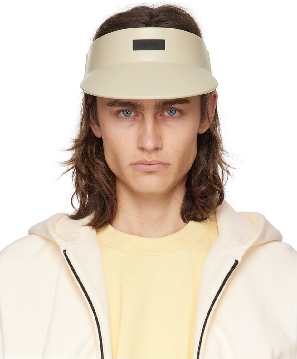 Fear of God: Taupe Visor Cap | SSENSE