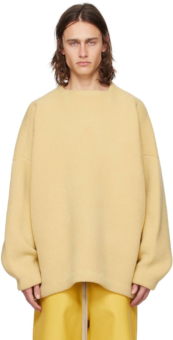 Yellow Crewneck Sweater by Fear of God on Sale