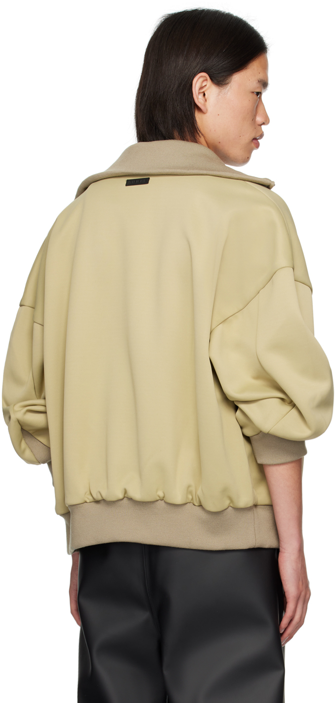 Fear Of God Beige Stripe Track Jacket In Dune