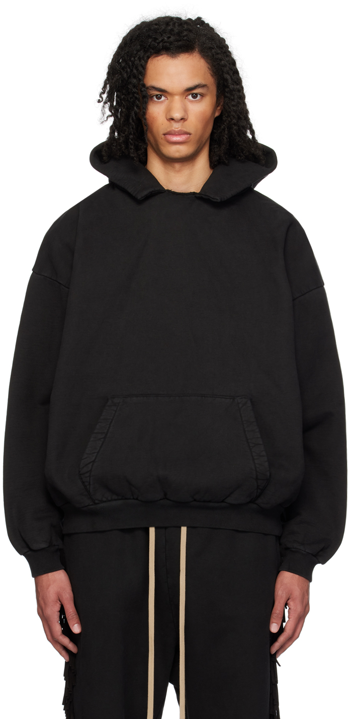 Fear Of God Black Patch Hoodie