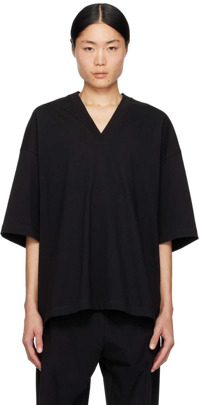 Vêtement Occasion Parfait état T-shirt Essentials Fear Of God - Taille S Noir - Imprimé Fleur Graphique - Occasion Parfait état Office Pack