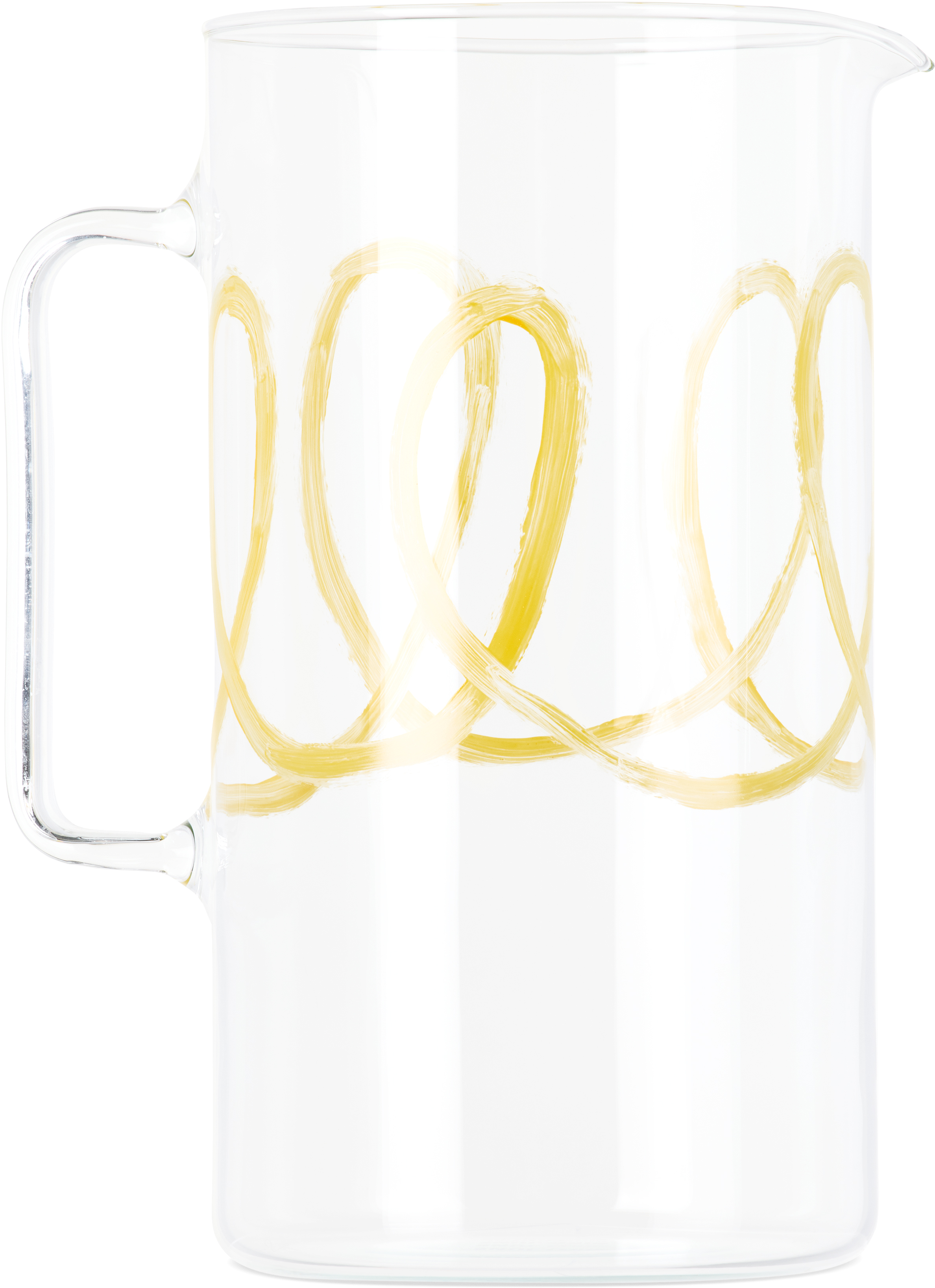 Niko June Yellow Soft Serve Pitcher In Metallic