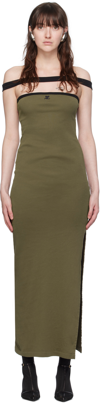 ワンピース COURREGES Women Dresses 324MRO469FI00011093 Brown Courrèges – Ellipse Mini Dress Mujer 731-005896 01