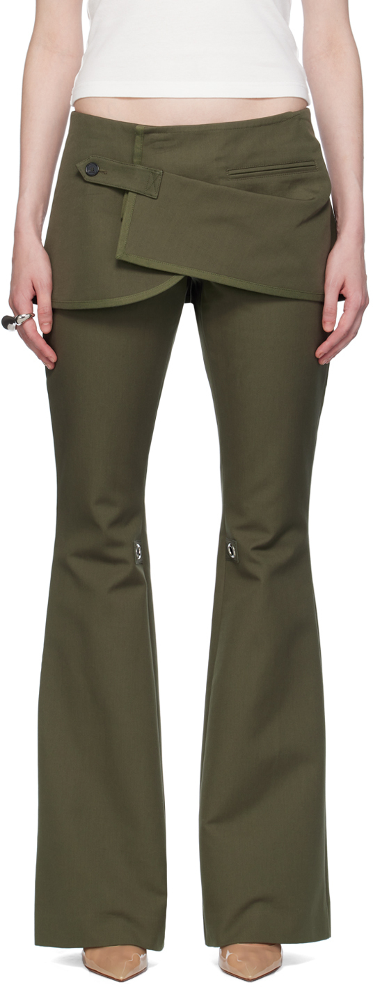 Courrèges Green Modular Trousers