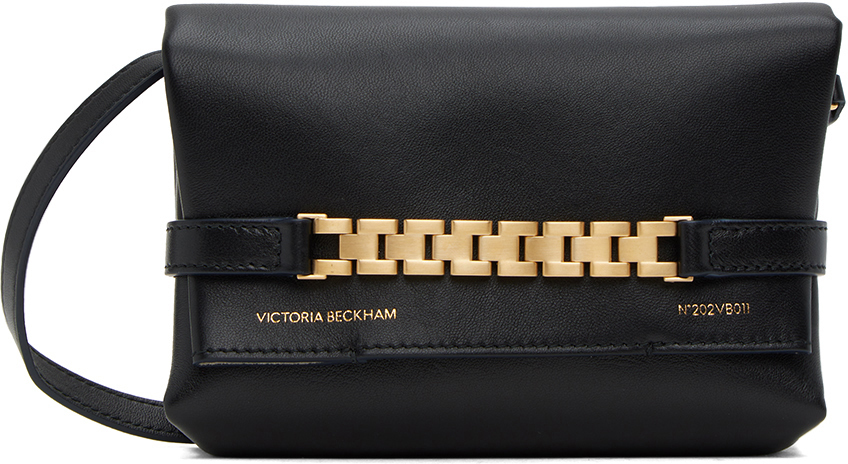 Victoria Beckham Mini Clutch Bag With Shoulder Strap In Black  