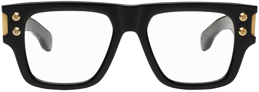 Dita: Black Emitter-One Glasses | SSENSE