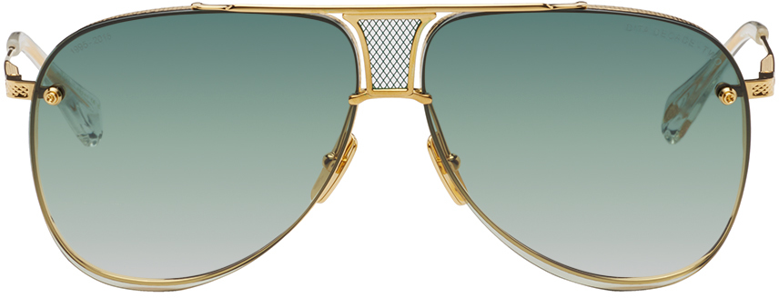 Dita Gold Decade-two Sunglasses In Gold/crystal Clear