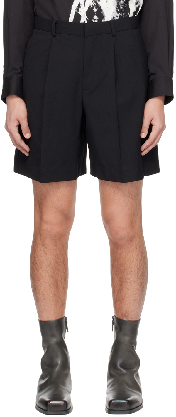 TAAKK ショートパンツ TAAKK - 25SSフリル ショート パンツ &frasl; RUFFLE SHORTS &frasl; ブラック