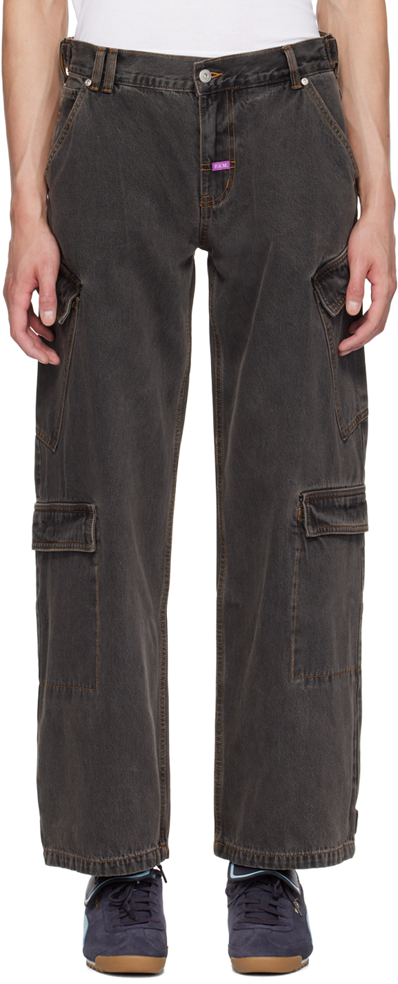 Perks And Mini Black Gateway Cyclopes Jeans In Black Wash