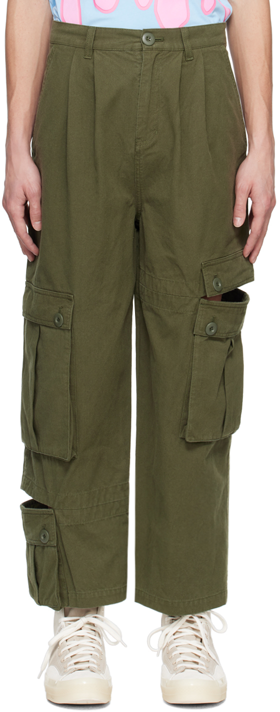 Perks And Mini Khaki Bri Bri Cargo Pants In Green