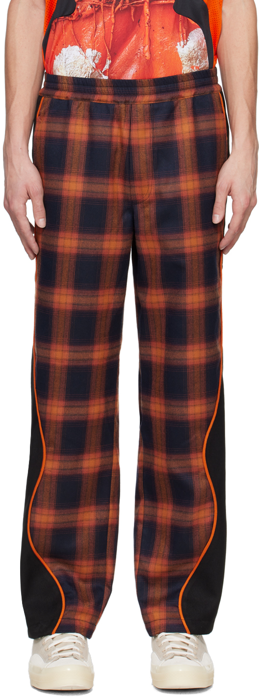 Orange Mirage Track Pants