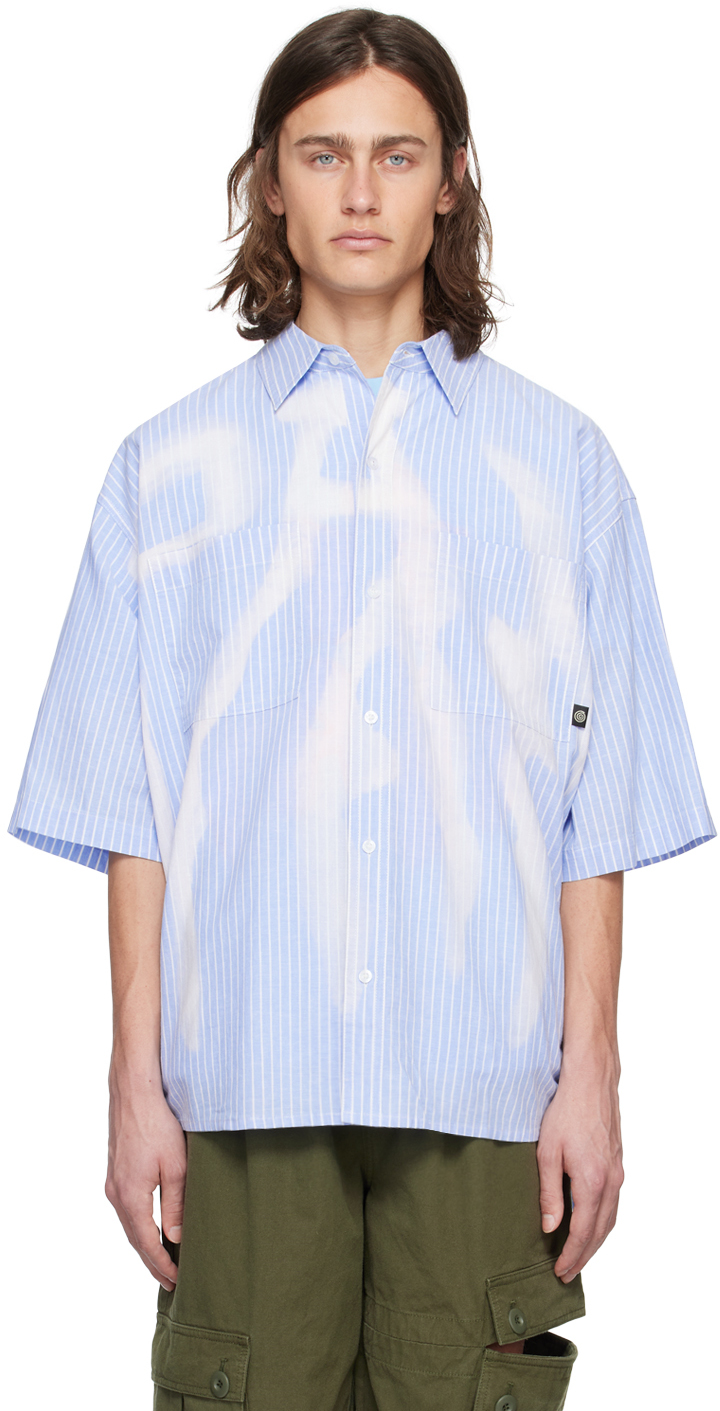 Shop Perks And Mini Blue Cadence Shirt In Blue Stripe