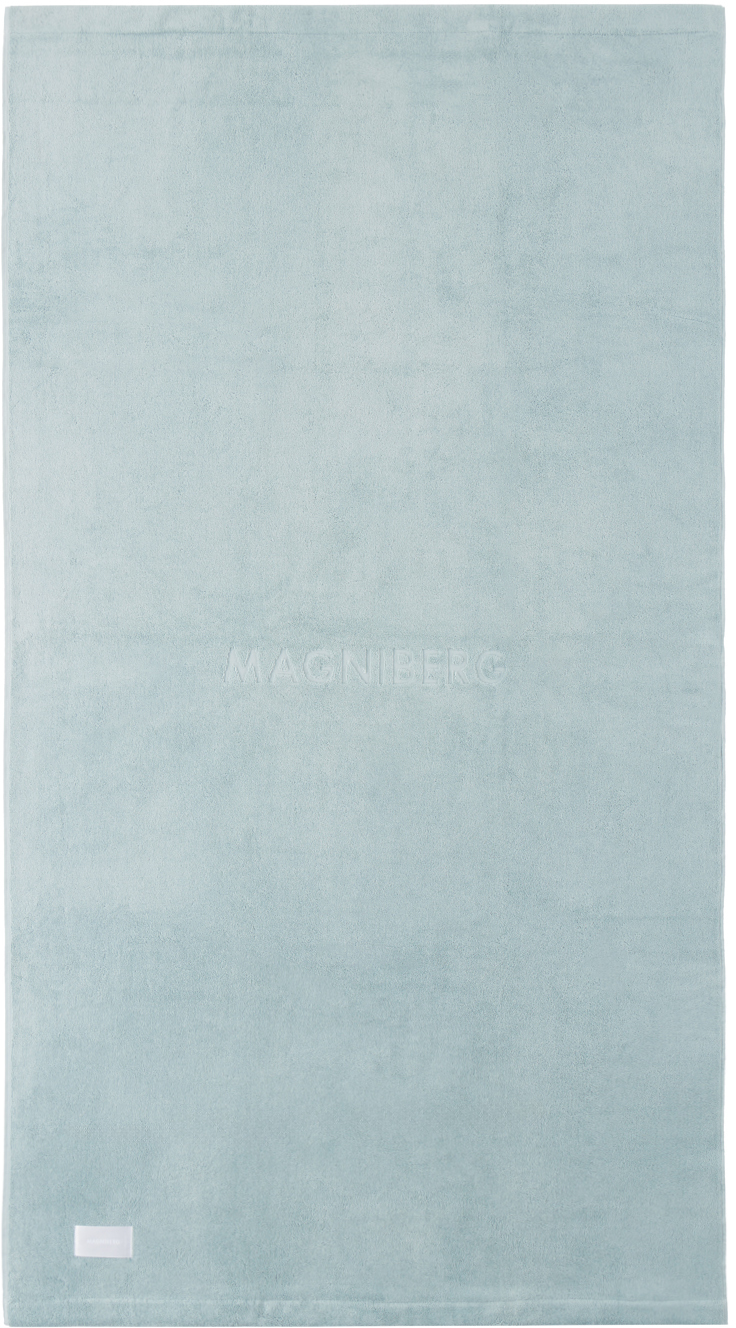 Shop Magniberg Blue Gelato Bath Sheet In Young Blue