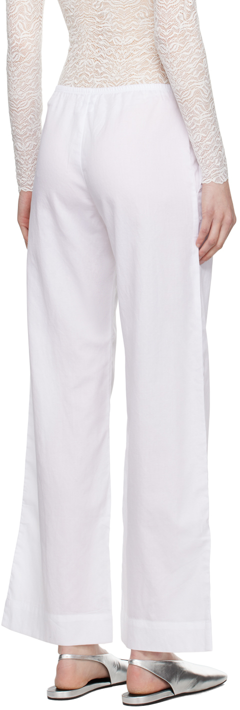 LESET Ribbed jersey wide-leg pants