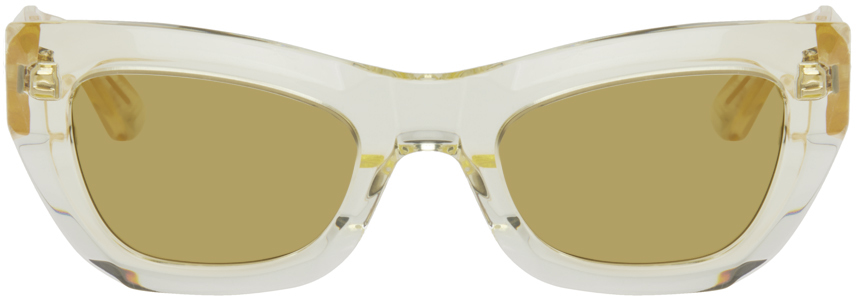 Yellow Cat-Eye Sunglasses