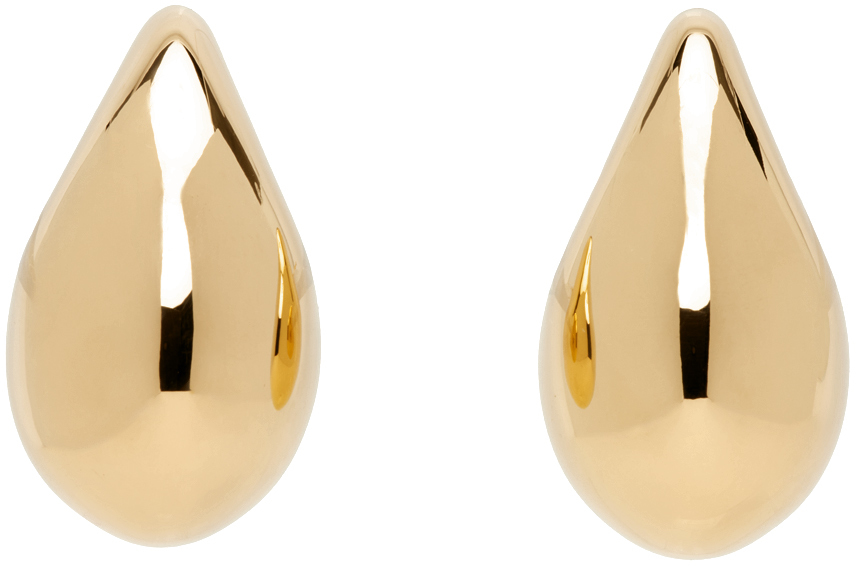 Gold Large Drop Earrings