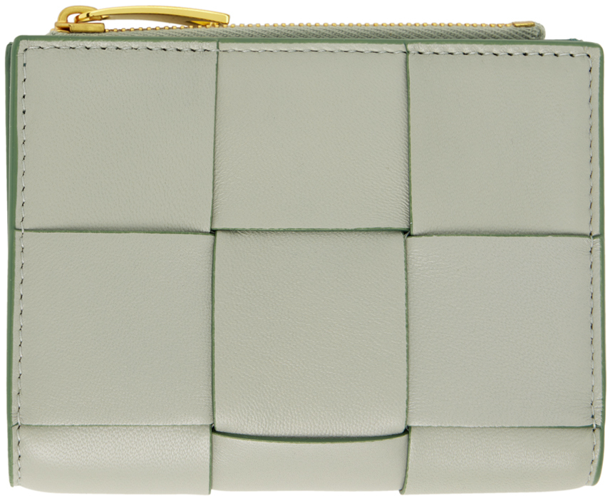 Bottega veneta outlet wallet green