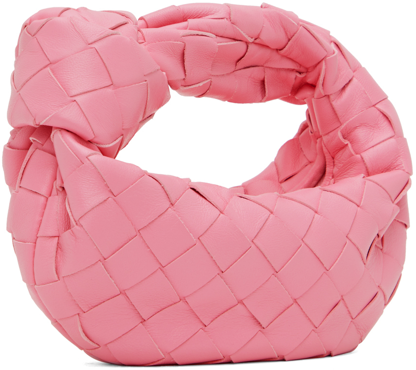 Bottega Veneta Pink Candy Jodie Bag In 5832 Ribbon Gold