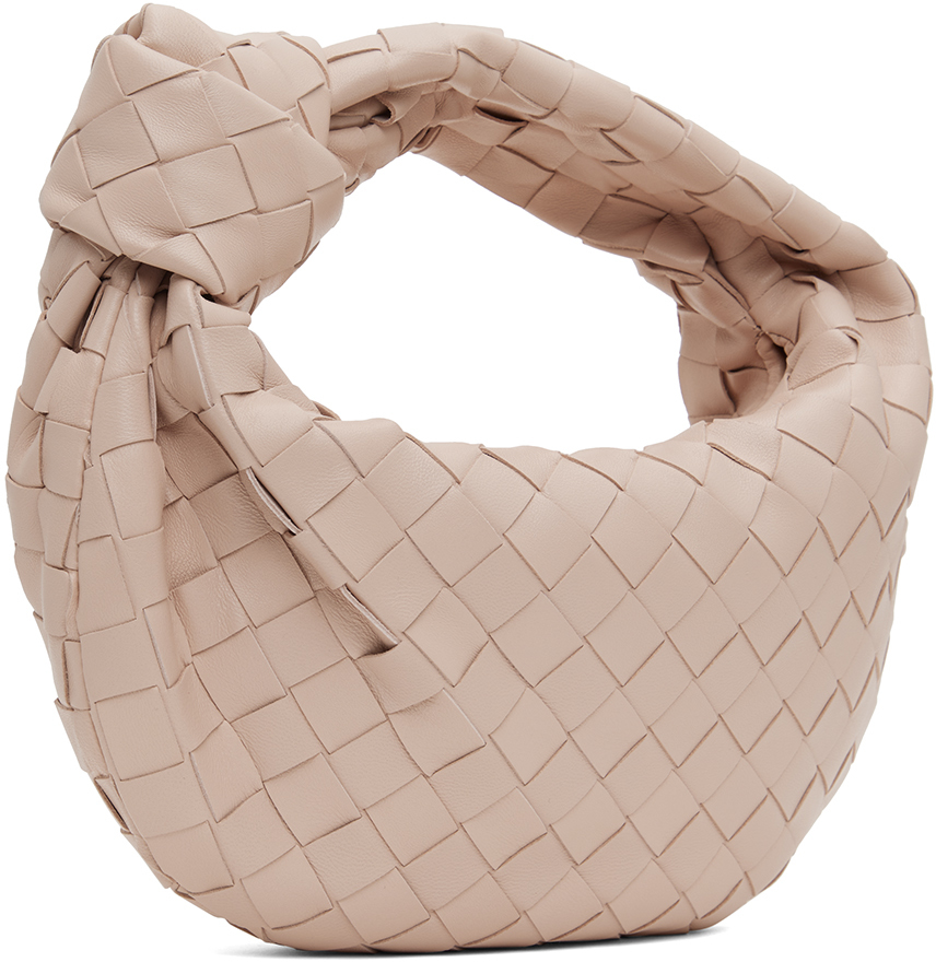 Bottega Veneta Womens Jodie Mini Leather Top-handle Bag Ecru-gold In 6917 Lotus Gold