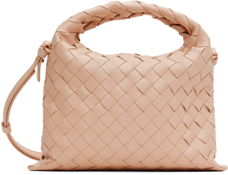 【関税込み】Bottega Veneta ピンク ミニ Hop バッグ Bottega Veneta: Pink Mini Hop Bag | SSENSE