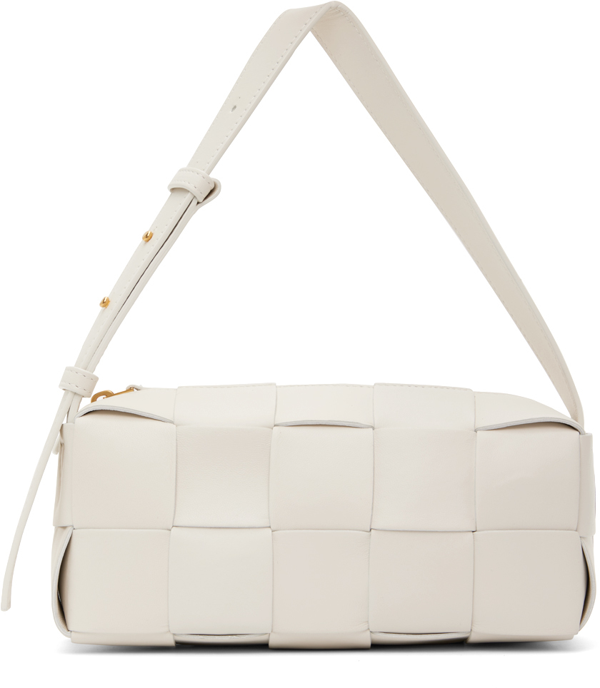 Bottega Veneta White Small Brick Cassette Bag Ssense 0583