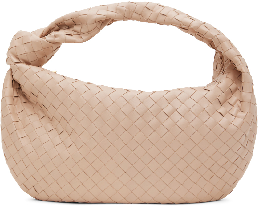 Bottega Veneta: Pink Small Jodie Bag | SSENSE