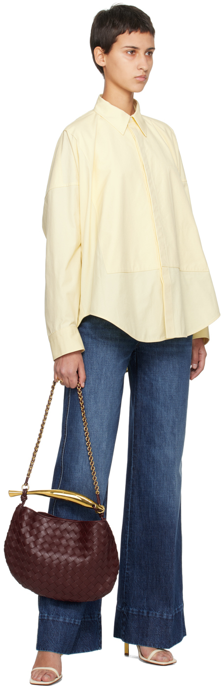 Bottega Veneta Mini Sardine Shoulder Bag In 2250 Barolo M Brass