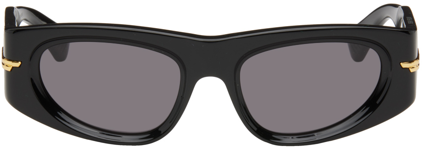 Bottega Veneta Black Cat-Eye Sunglasses