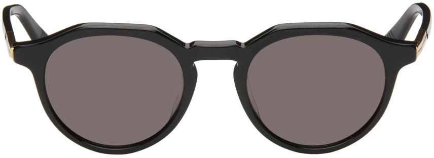 Bottega Veneta Black Forte Panthos Sunglasses In Black-black-grey