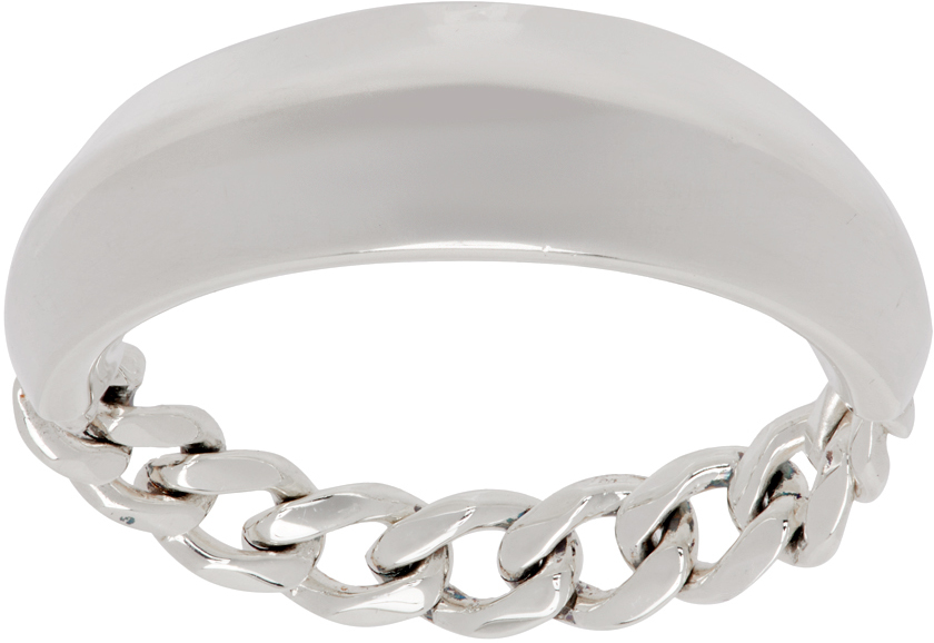 BOTTEGA VENETA Sterling Silver Chain Bracelet for Men