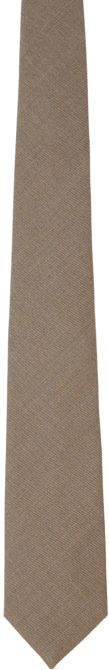 Brown Wool Tie