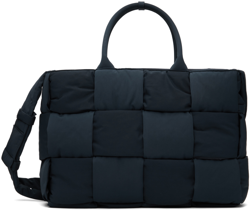 Navy Arco Padded Tote