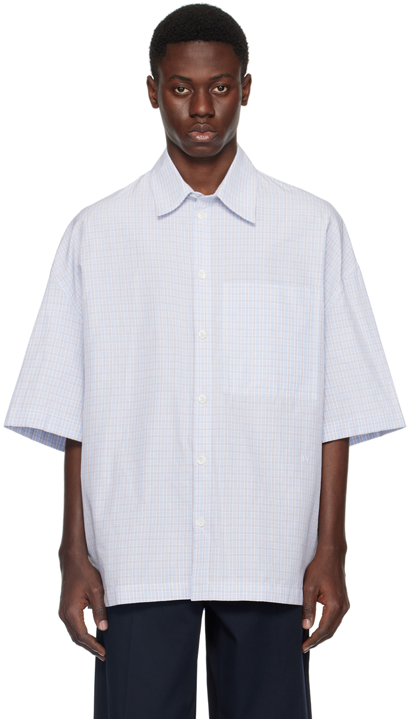 Prada Blue Denim Shirt, $840, SSENSE