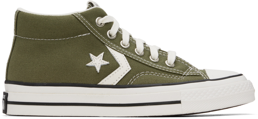 Khaki green converse on sale