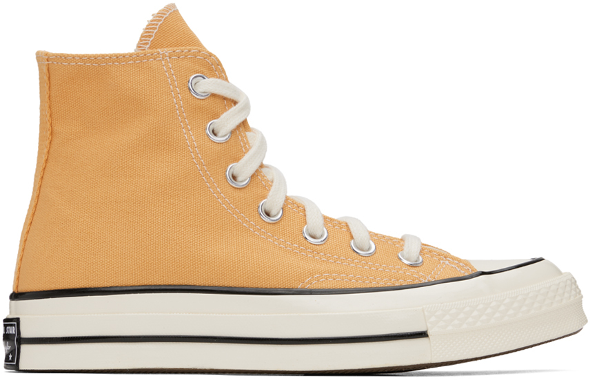 Converse: Orange Chuck 70 Vintage Canvas Sneakers | SSENSE Canada