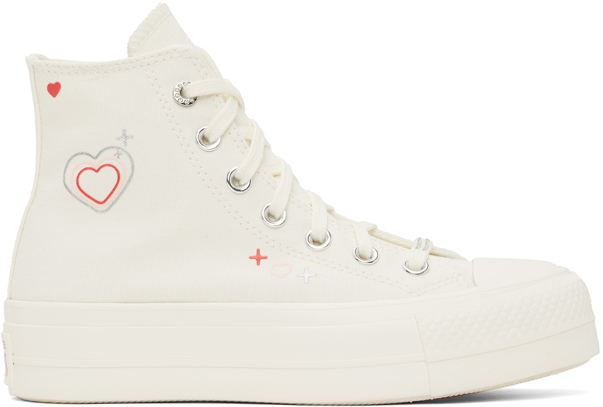 converse cuir blanc cassé