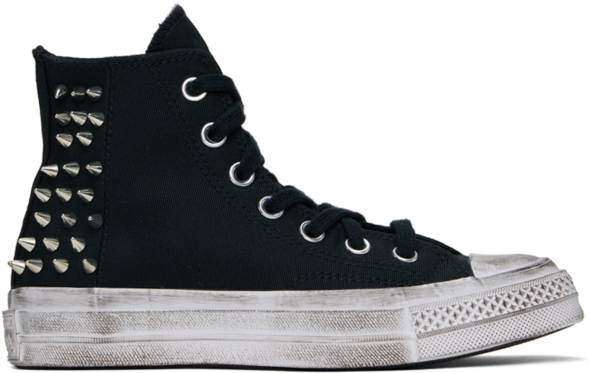 Converse Black Chuck 70 Sneakers In Black/white/black