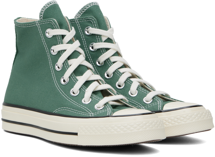 Converse Green Chuck 70 Vintage Canvas Sneakers In Admiral Elm/egret/bl