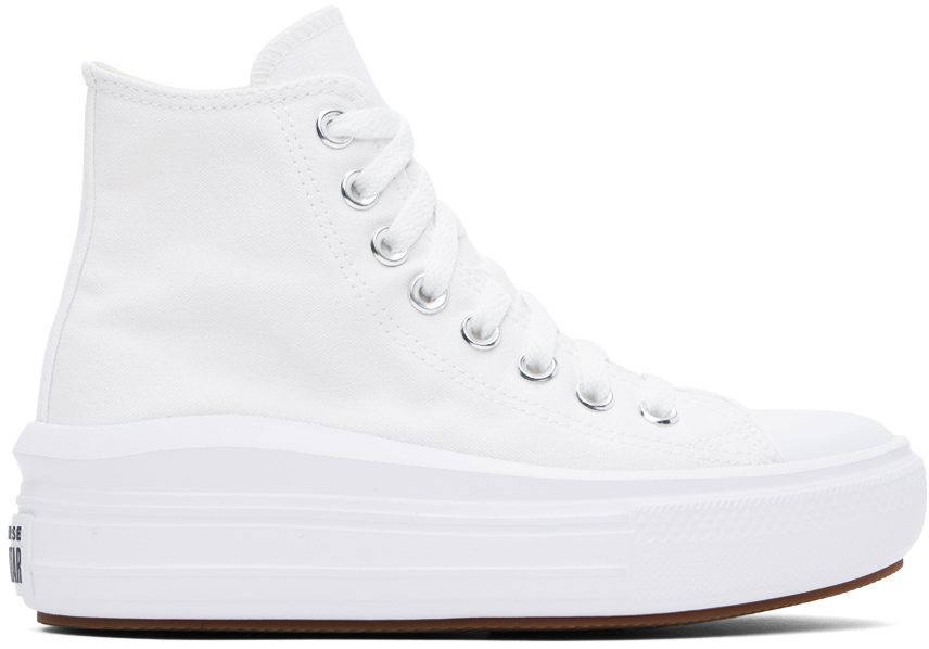 White Chuck Taylor All Star Move High Top Sneakers