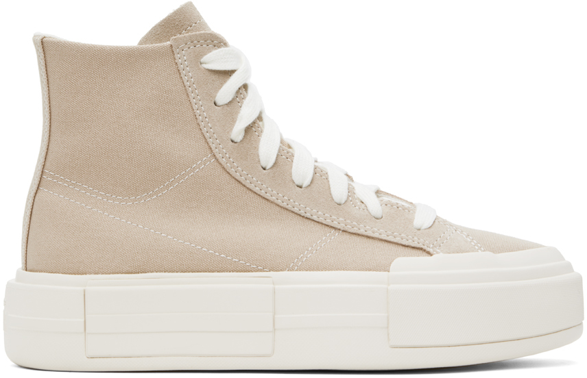 Beige Chuck Taylor All Star Cruise High Top Sneakers