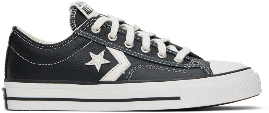 Black Star Player 76 Fall Leather Sneakers