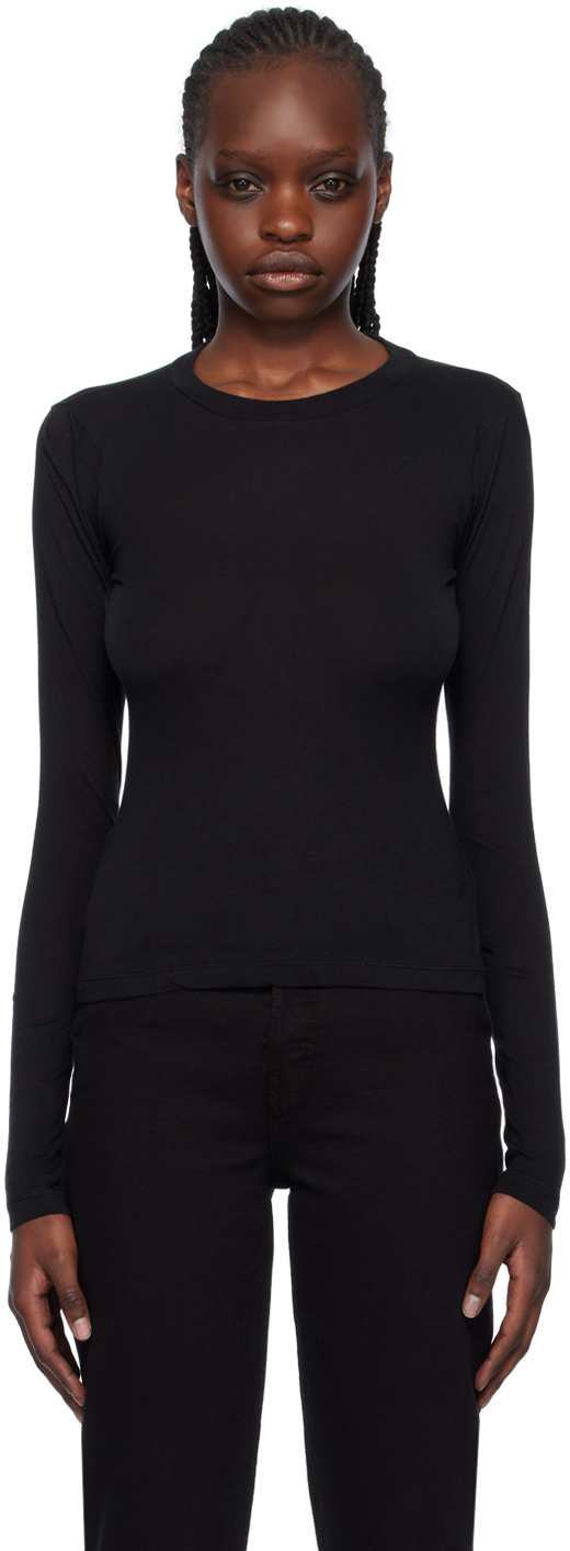 Black Hanes Edition Long Sleeve T-Shirt